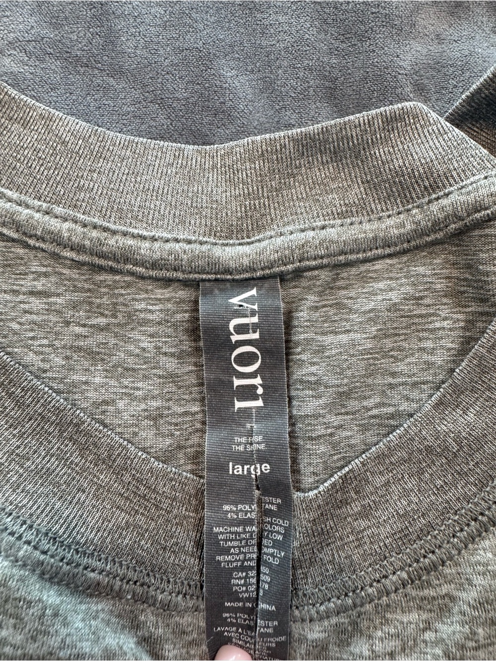 Vuori Energy Tank Top | Women's Large | Heather Gray | Activewear - Picture 6 of 8